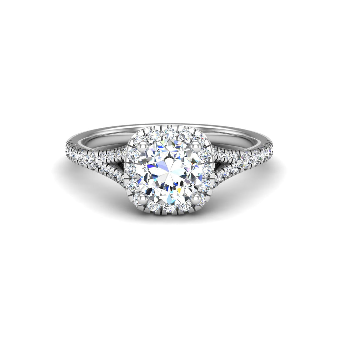 Grace Halo Engagement Ring