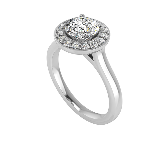 Layla Halo Engagement Ring