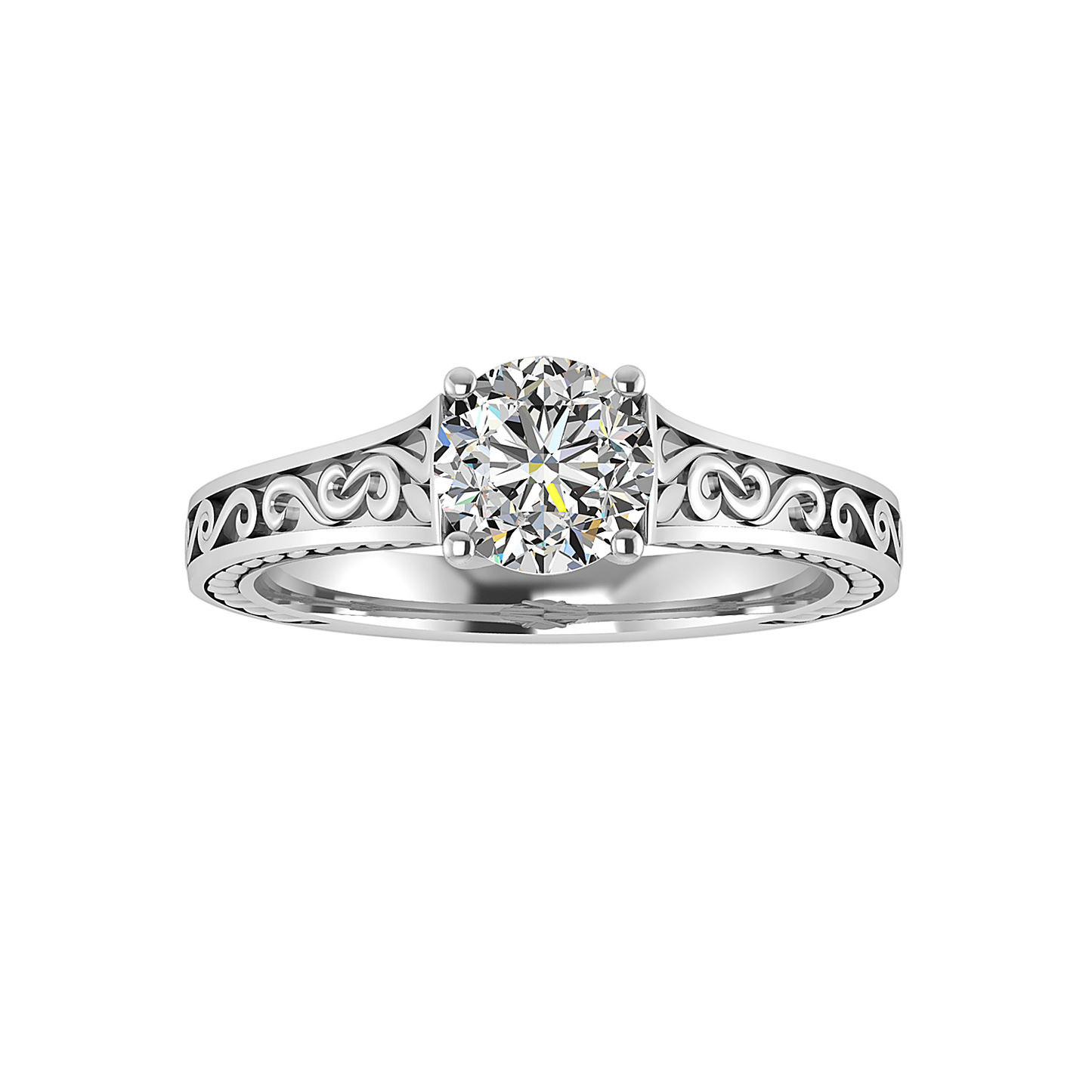 Emma 4 Prong Solitaire Engagement Ring