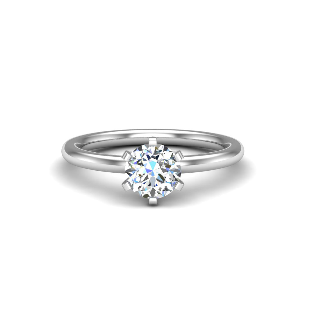 Ilana 6 Prong Solitaire Engagement Ring