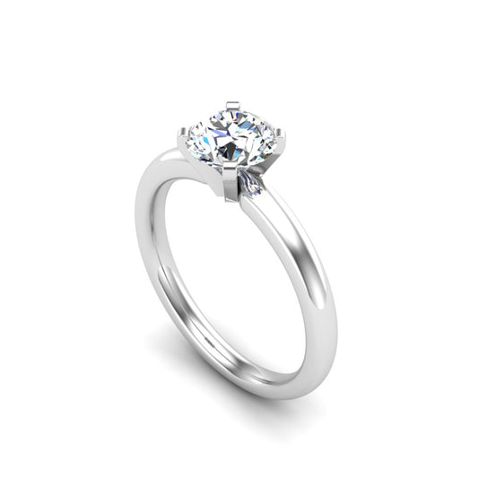 Lillian 4 Prong Solitaire Engagement Ring