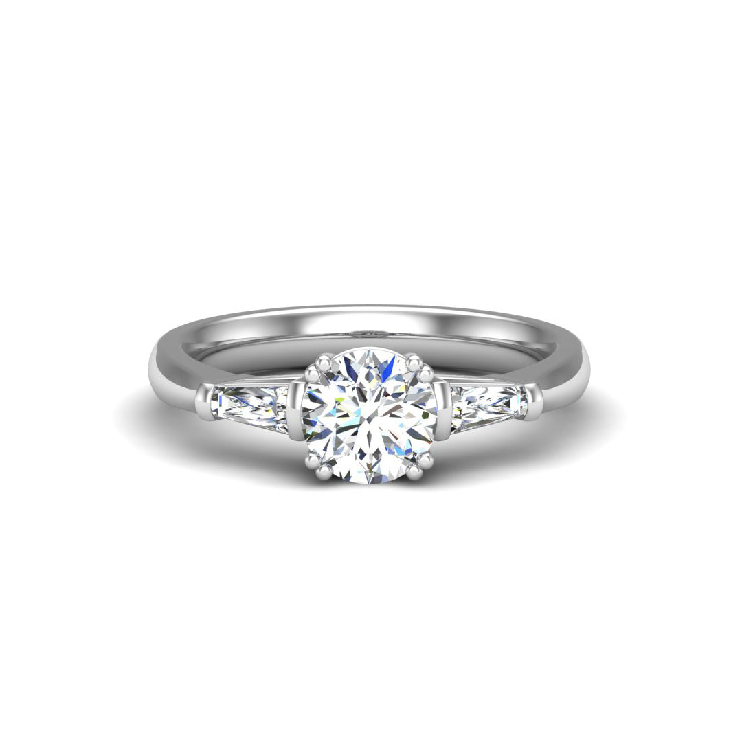 Brooklyn 3 Stone Engagement Ring