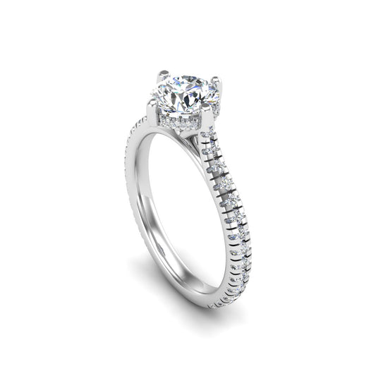 Madelyn Hidden Halo Engagement Ring
