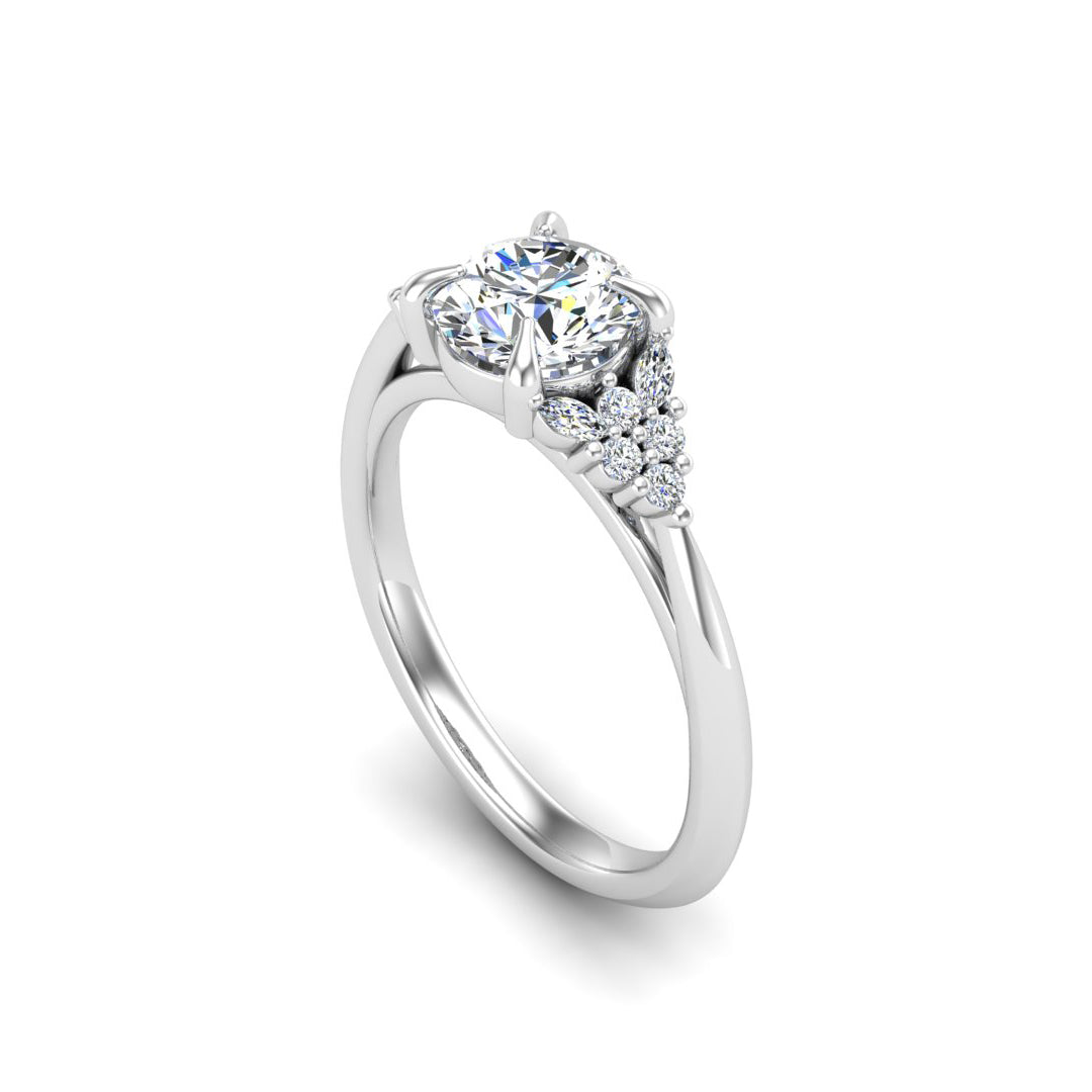 Allison Accented Engagement Ring