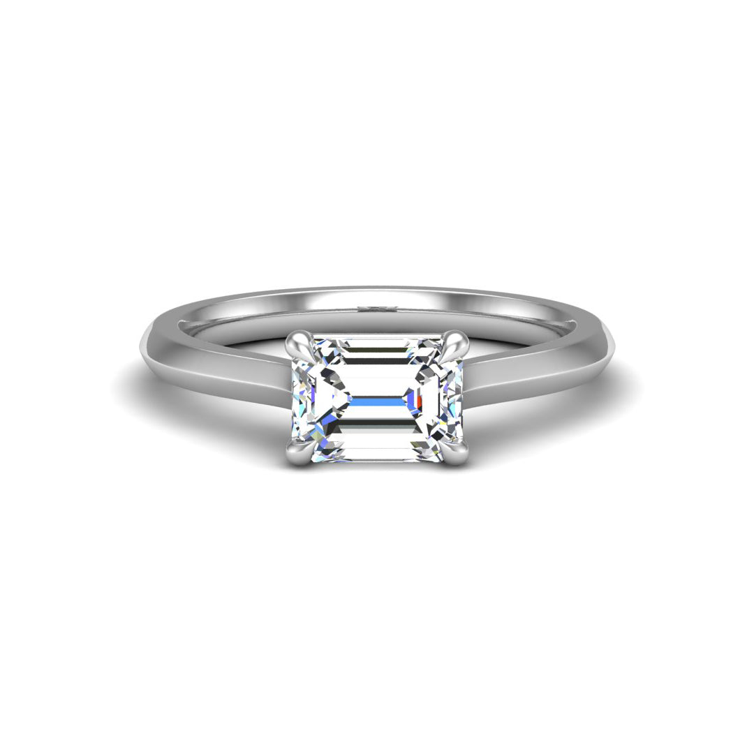 Ayesha 4 Prong Ayesha 4 Prong East-West Solitaire Engagement Ring