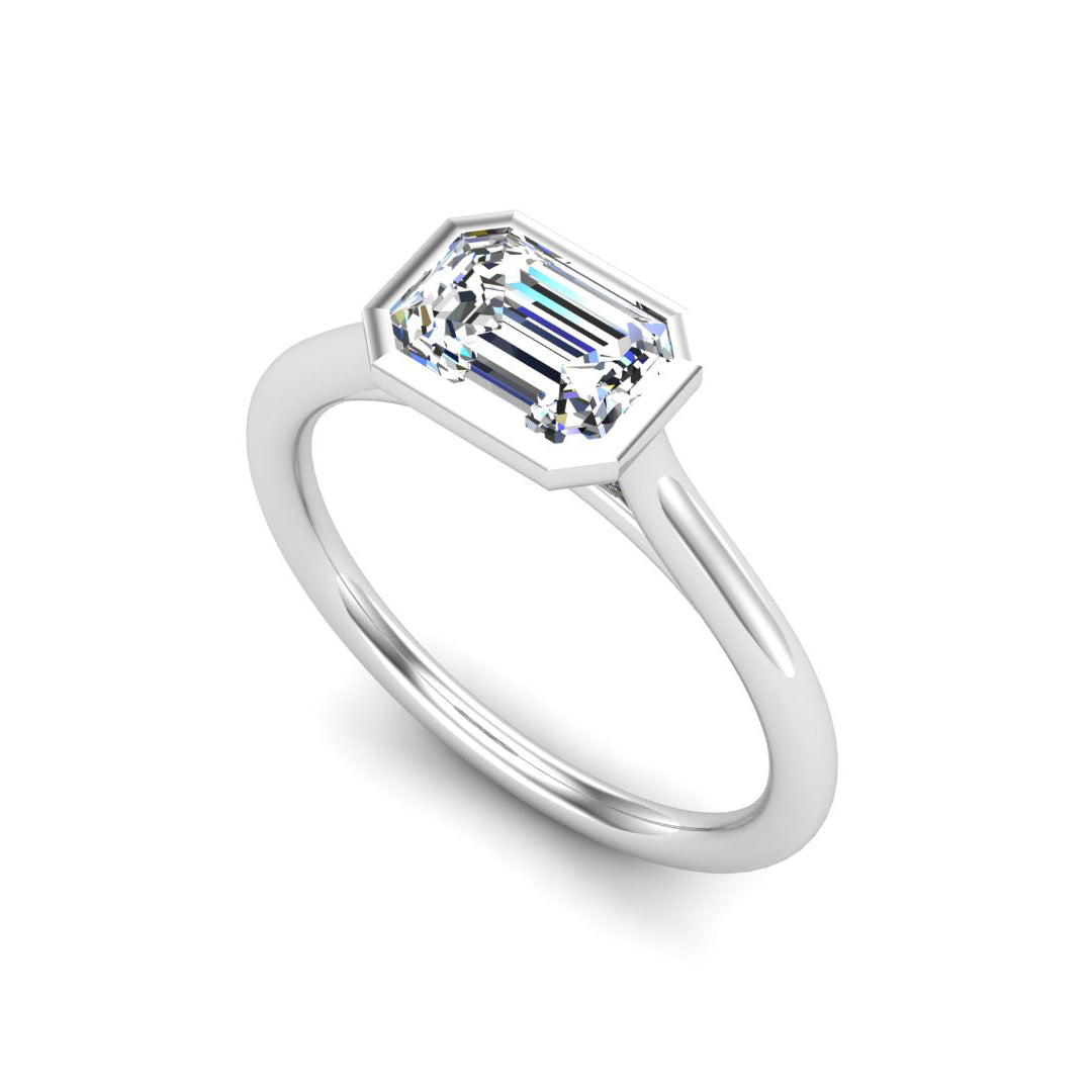 Harper Bezel Cathedral Solitaire