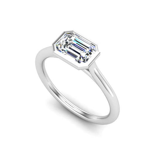Harper Bezel Cathedral Solitaire