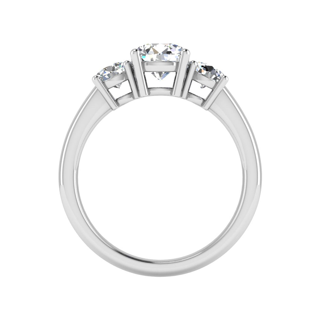 Eleanor Round Three-Stone